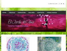 Tablet Screenshot of eljardindelalma.com